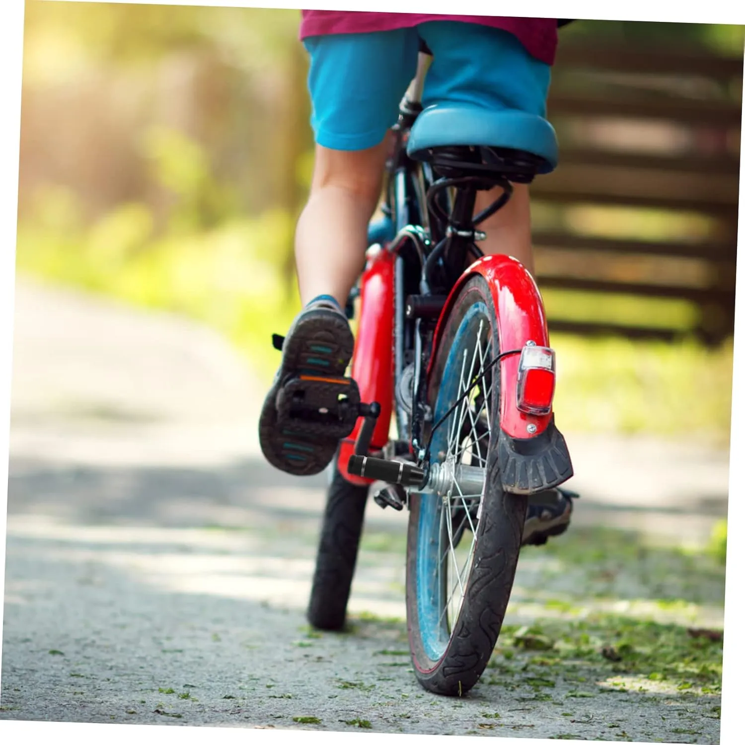 1 Pair Bicycle Rear Pedal Folding Bikes Road Bike Pegs Bicycles Rear Pedal Backseats Peg Bike Pedal
