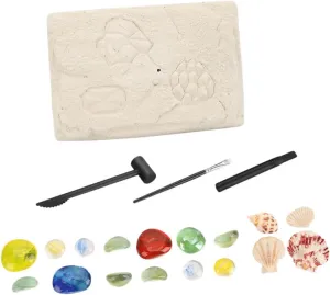 1 Set Archaeology Emulated Gems Digging Plaything for Creative Exploration Safe Material Educational Stem Activity for Boys and Interactive Parent Fun