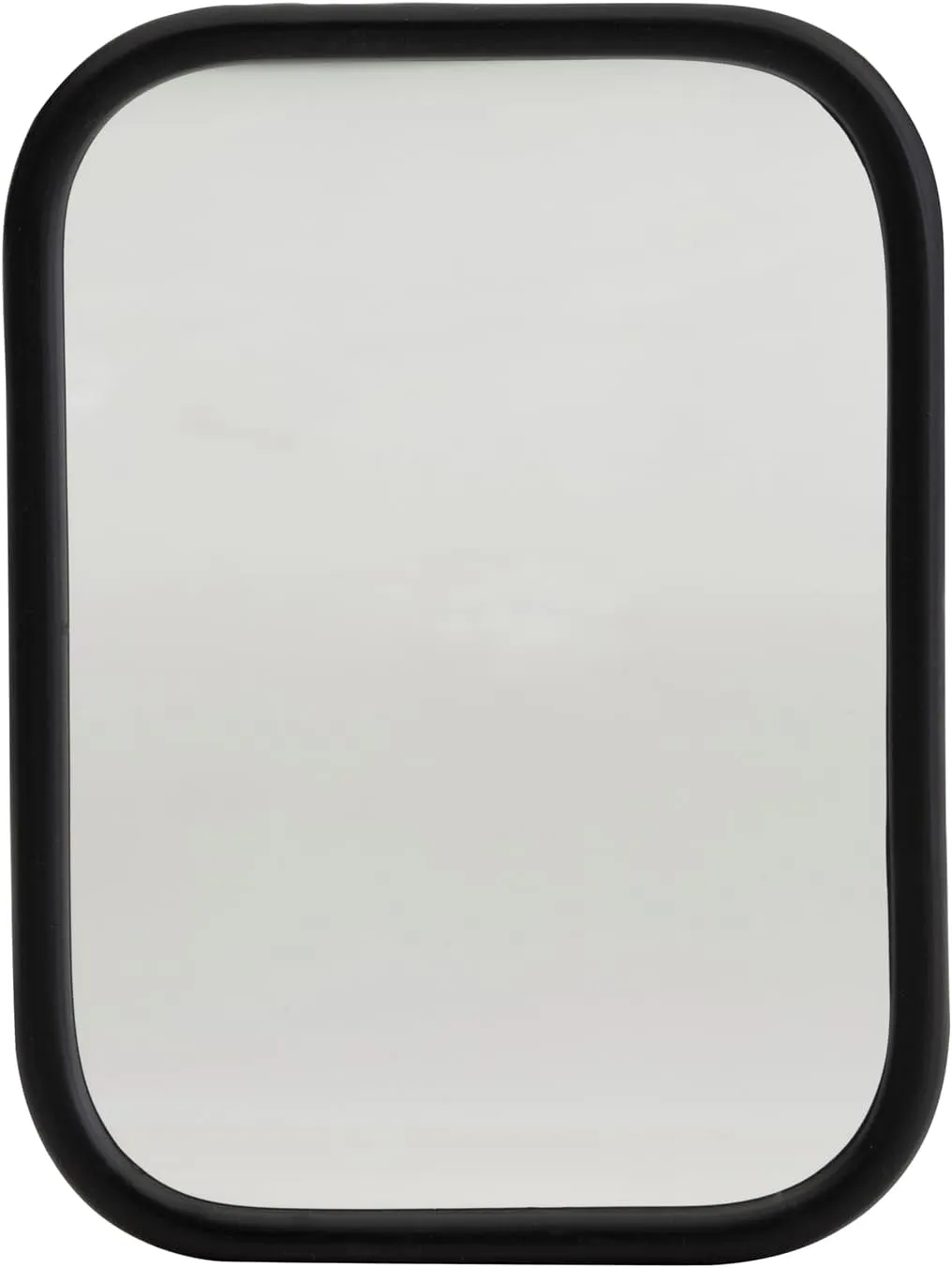 12072 Black Rolled-Rim Mirror with Ball Swivel