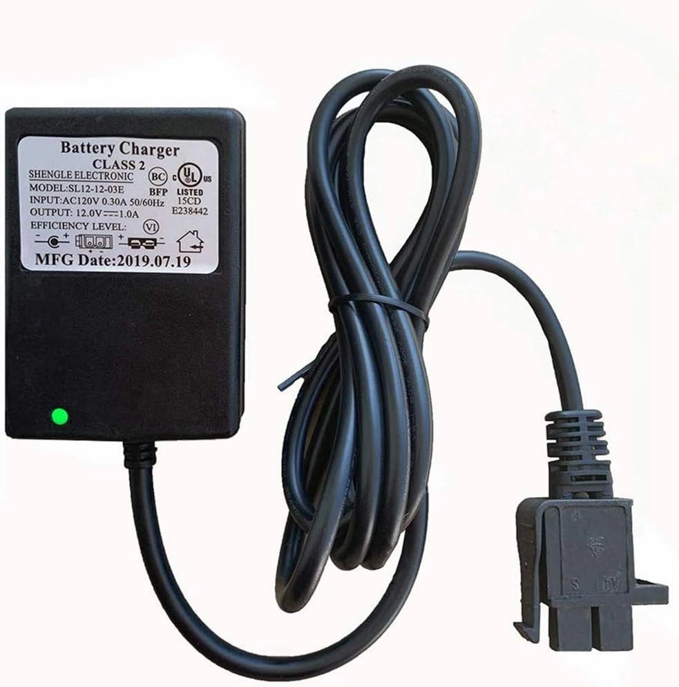 12 Volt B-Type Plug Kids Ride On Battery Charger,12V Adapter for Special Children Electric Ride On Toy RC Car Battery Supply Replacement