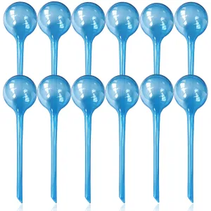 12pcs Plant Watering Globes - Automatic Plant Watering Bulbs for Indoor & Outdoor Potted Plants, Durable Plastic Garden Watering Devices
