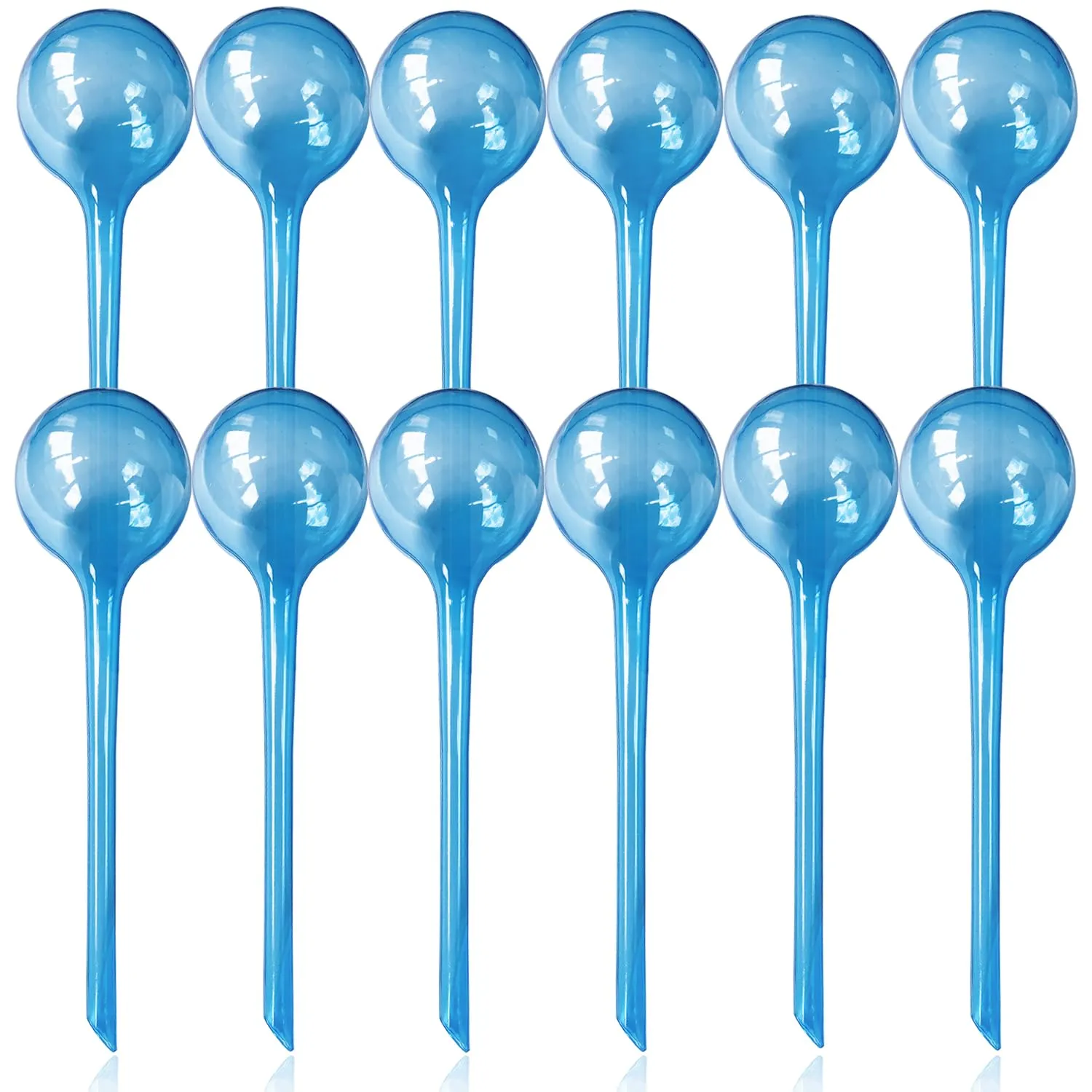 12pcs Plant Watering Globes - Automatic Plant Watering Bulbs for Indoor & Outdoor Potted Plants, Durable Plastic Garden Watering Devices