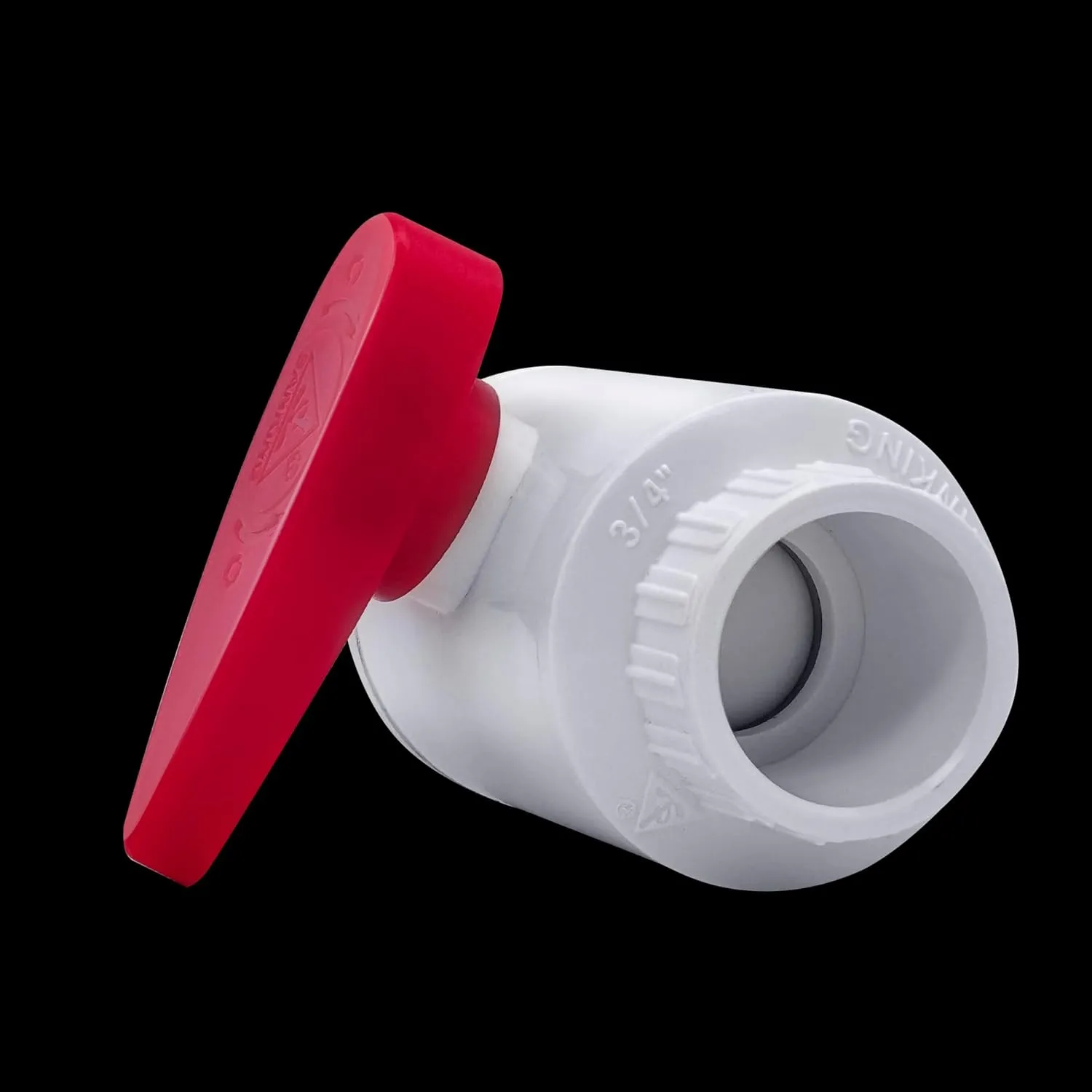 1/2" PVC Ball Valve - Reliable Cold Water Shut-off Valve. Heavy-Duty, Frost & Corrosion-Resistant. Ideal for Sprinkler Irrigation, Agriculture,Pool pump. Complies with ASTM Standards. 6PCS