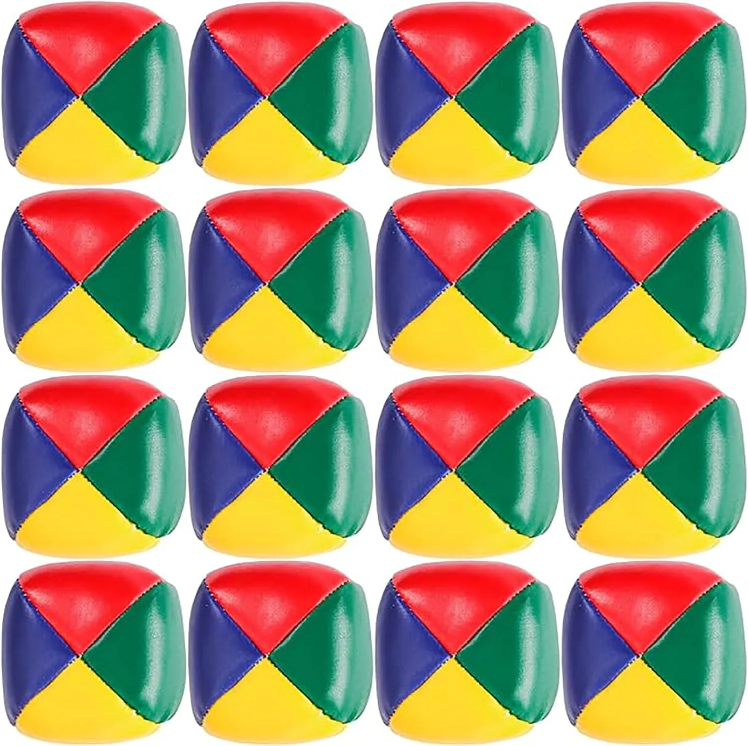 16 Pack Juggling Balls for Beginners,Quality Mini Juggling Balls, Durable Juggle Ball Kit,Multicolor Beginners Juggling Balls,Soft Easy Juggle Balls,Easy to Grip for Boys Girls Adults