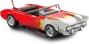 1956 Chevylet F1 Inspired Diecast Car Model Toy -Hotwheels Classic Car Building kit Set for Boys 8-14, Vintage Lowrider Brick Hot Wheels，Exclusive Car Model Set for Formula One Enthusiasts