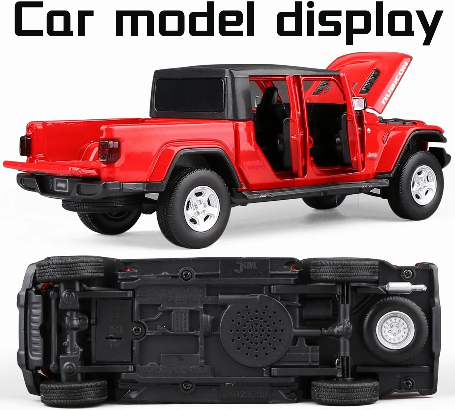 1:32 Alloy Pull Back Car Diecast Model Truck for gladiatar,Collection, Mini Simulation Vehicles Toys for Kids,Boyfriend,Young Peoples Gift（RED）