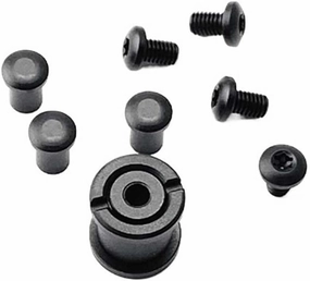 1 Set Custom Titanium Alloy Scales Handle Screw Replacement Fits for Strider SNG New Version(Black)