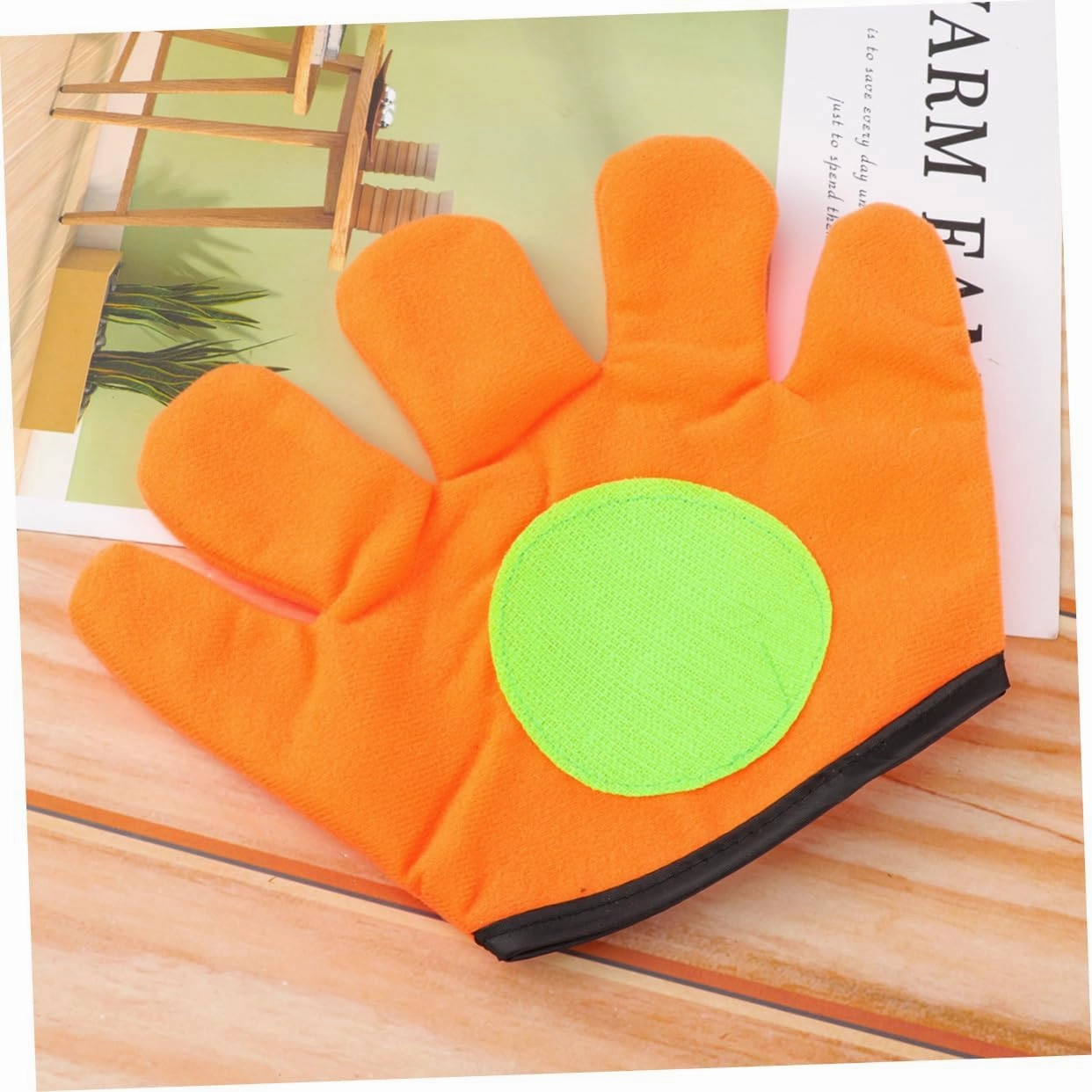 2 Pcs Paddle Catch Catching Game Self-Stick Toss Catch Game Beach Catch Games Catch Paddle