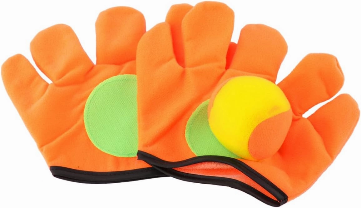 2 Pcs Paddle Catch Catching Game Self-Stick Toss Catch Game Beach Catch Games Catch Paddle