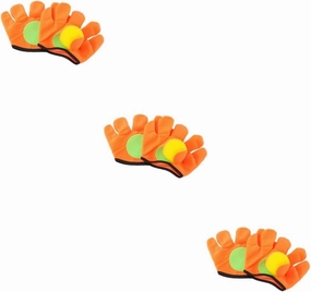 2 Pcs Paddle Catch Catching Game Self-Stick Toss Catch Game Beach Catch Games Catch Paddle