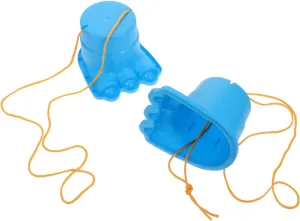 2Pcs Big feet Stilts Outdoor Sports Toy Kid Kids Walking Toy Monster feet Stilts Plaything Bouncy Toy Kid Stilts Kids playset Kindergarten Toy Child Birthday Present abs Simple