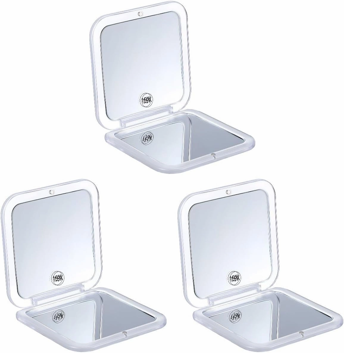 3pcs Makeup Compact Mini Magnifying Mirror for Purses Portable Travel Magnifying