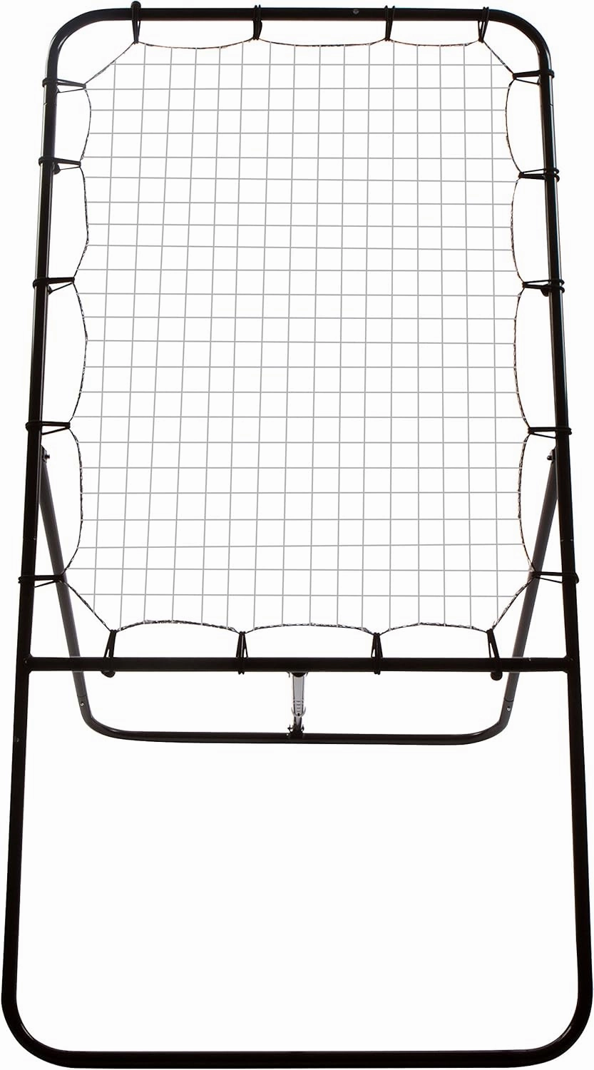 4' Lacrosse Bounce Back Rebounder Pitch Back Ball Return Training Screen by Trademark Innovations