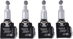 84152501 TPM Sensors,4 Pack Tire Pressure Sensors Compatible for Chevy Silverado 2019 2020, 433MHz Tire Pressure Monitoring System GM-C Trailer Tire Pressure Monitoring Sensor Replace 84338125