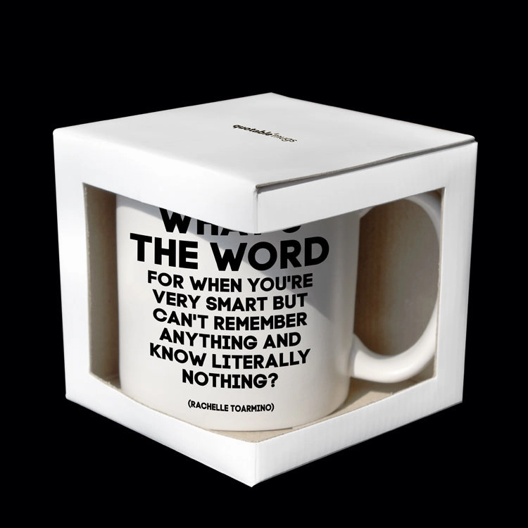 "what's the word" mug
