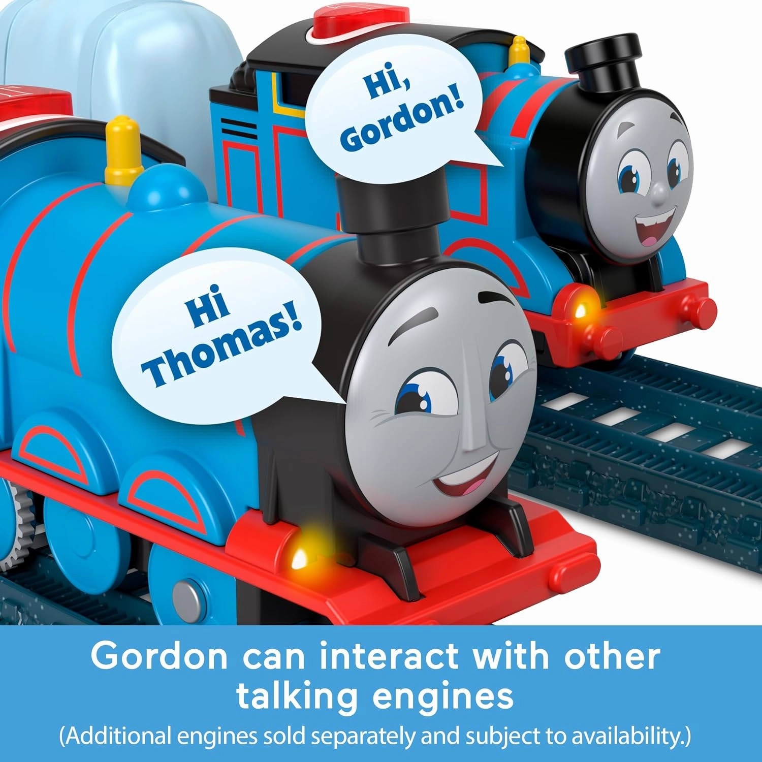 ​Thomas & Friends Motorized Toy Train Talking Gordon Battery-Powered Engine with Sounds & Phrases for Pretend Play Preschool Kids Ages 3  Years