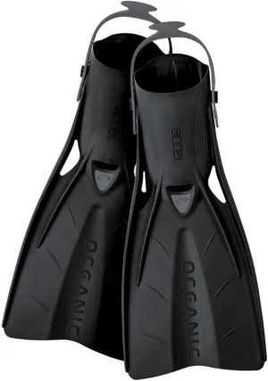 Accel Scuba Diving Fin Oh, Black, Regular 10/12 by Oceanic