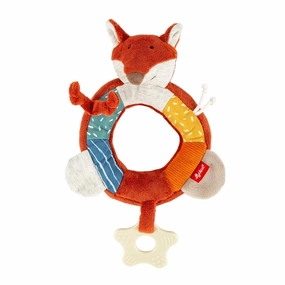 Active Toy for Babies with Fox Shape, Red/Multicolor (43224)