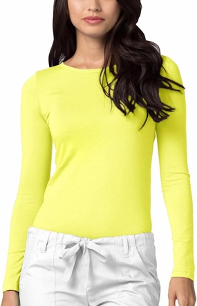 Adar Underscrubs for Women - Long Sleeve Underscrub Comfort Tee