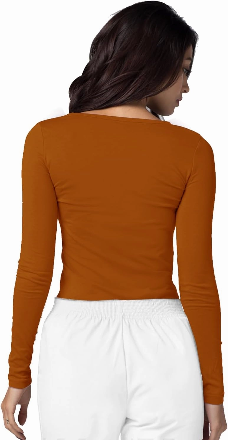 Adar Underscrubs for Women - Long Sleeve Underscrub Comfort Tee