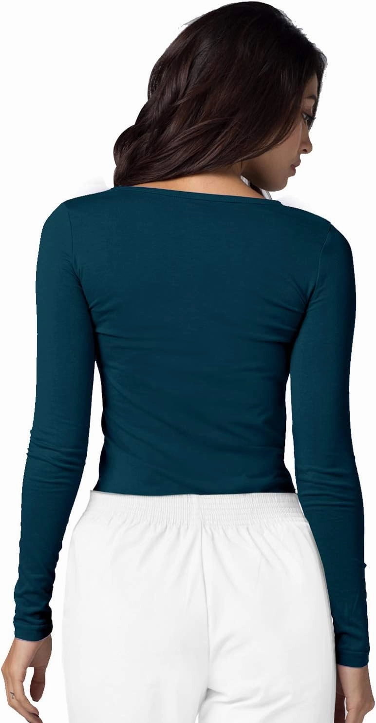 Adar Underscrubs for Women - Long Sleeve Underscrub Comfort Tee