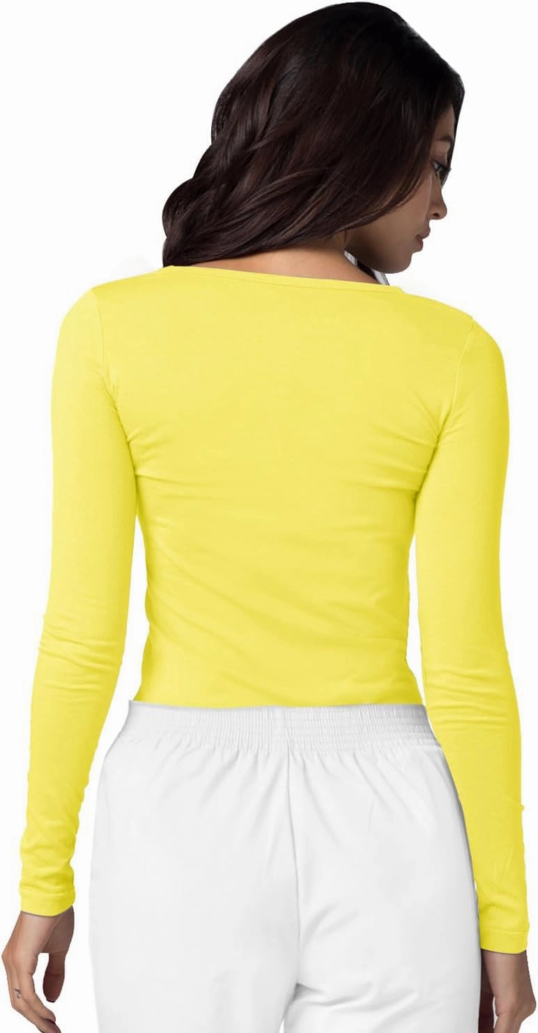 Adar Underscrubs for Women - Long Sleeve Underscrub Comfort Tee