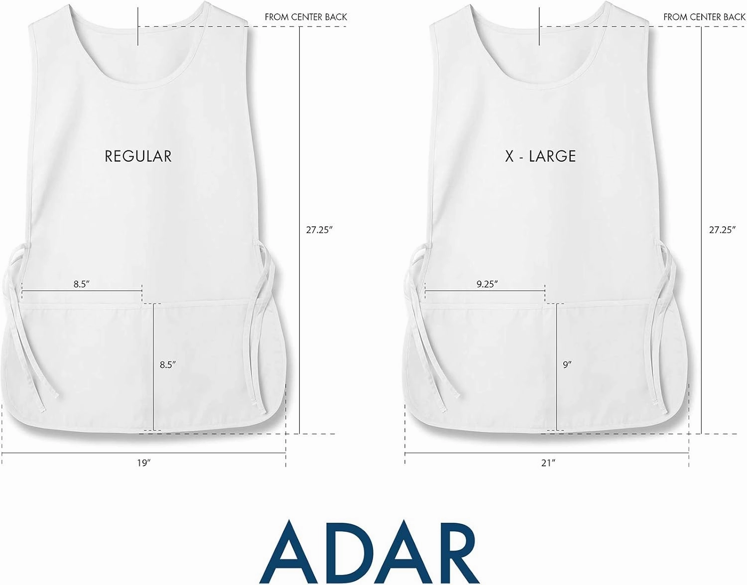 Adar Universal Cobbler Apron 2 Pack - Unisex Cobbler Apron