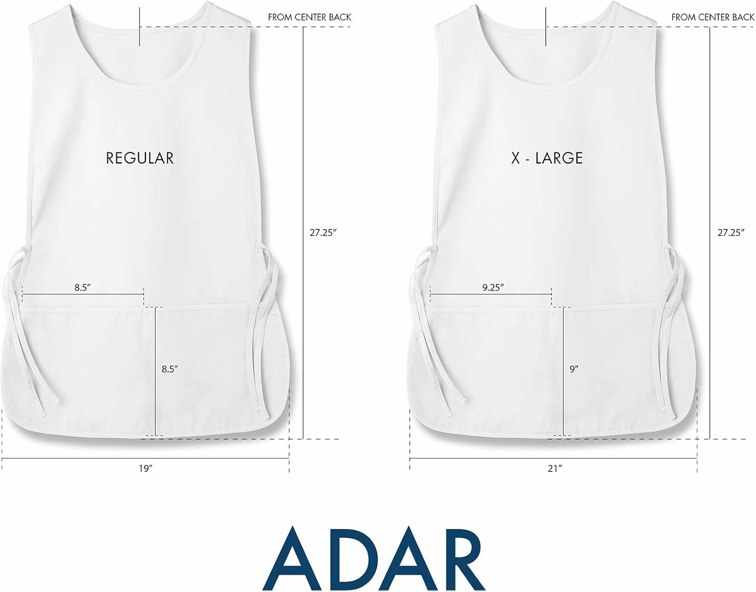 Adar Universal Cobbler Apron 2 Pack - Unisex Cobbler Apron