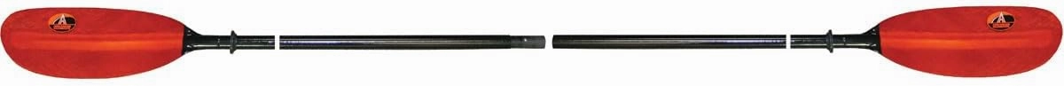 ADVANCED ELEMENTS 4-Part Fiberglass Kayak Paddle, Black/Red