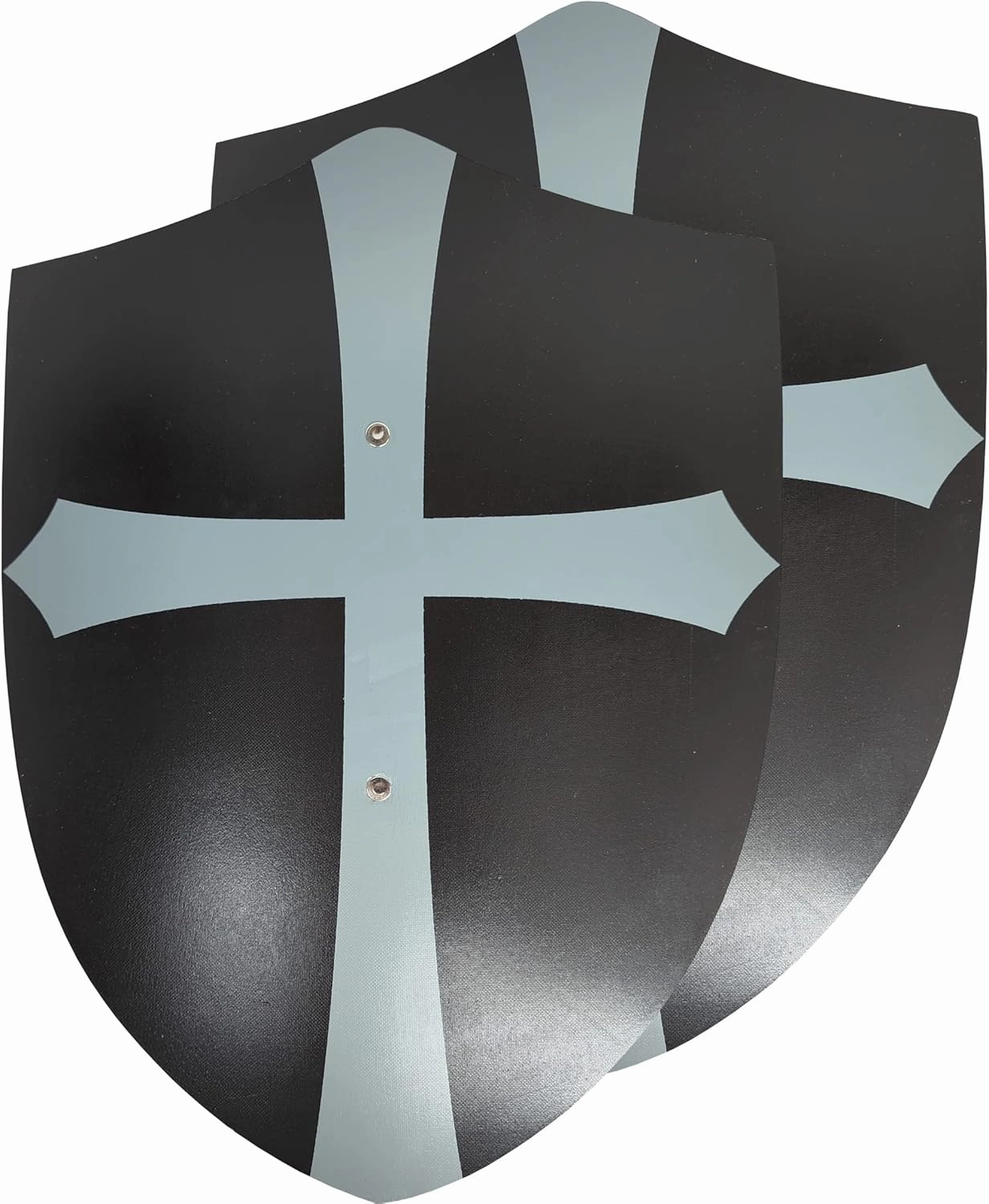 Adventure Awaits! - 2-Pack - Handmade Wooden Toy Knights Templar Shield - Handmade - Lightweight Wood Toy Shield Set for Outdoor Play