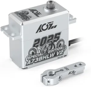 AGFRC Year-of-The-Snake Limited-Edition 40KG High-Torque-RC-Servo - Waterproof Brushless Digital Servo for 1/10 RC Cars (A73BHLW V2 2025 Special Edition)