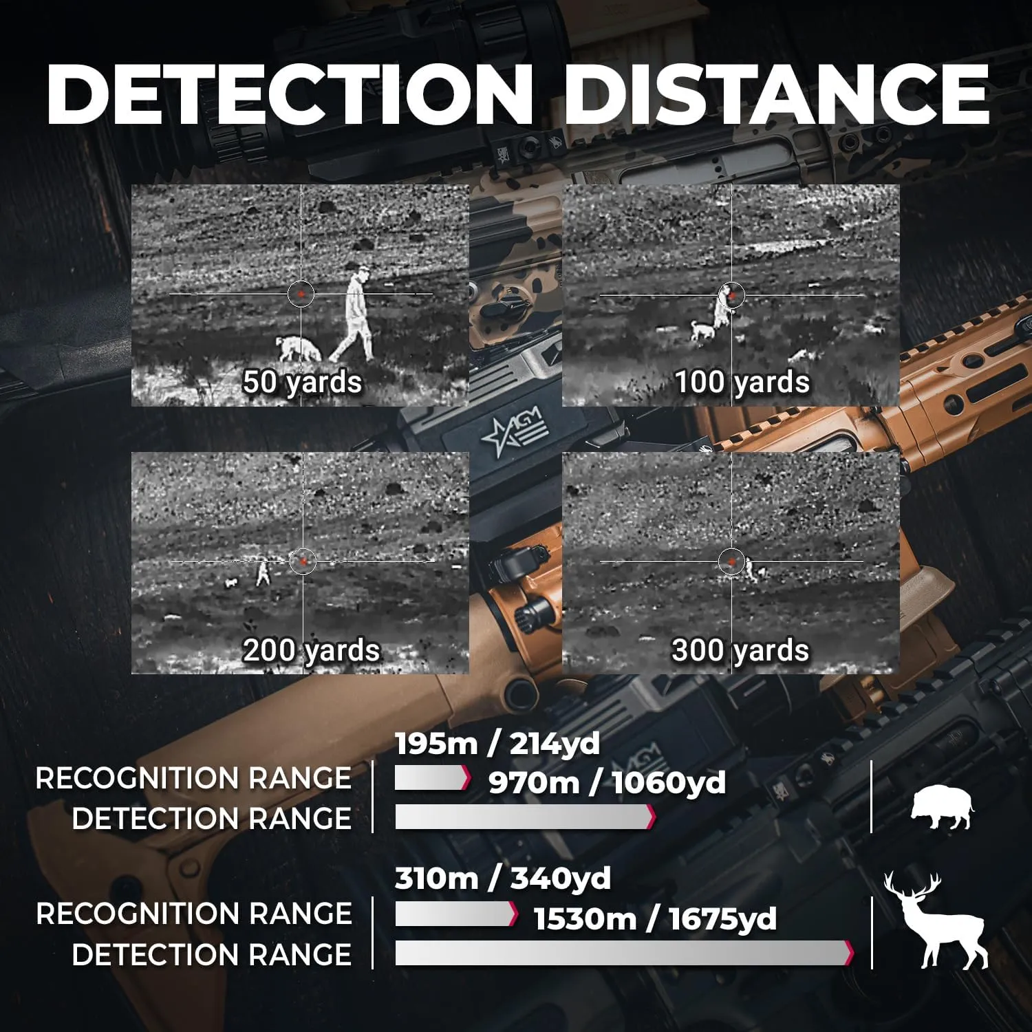 AGM Global Vision Rattler V2 Thermal Imaging Rifle Scope for Hunting. High Resolution Thermal Scope with High Sensitivity Thermal Optics IR Vision riflescope. Waterproof & Durable Design