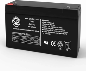 AJC Battery Compatible with Peg Perego Energy Cube Type C 6V 12Ah Ride-On Toy Battery