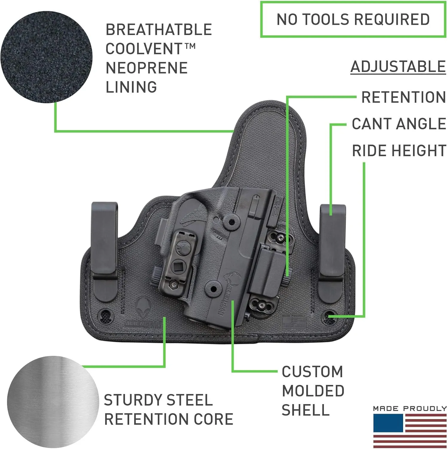 Alien Gear Holsters Shape Shift Inside Waist Band