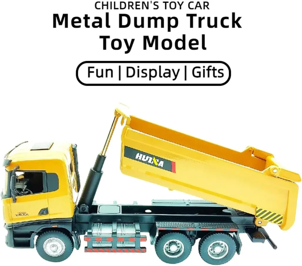All-Metal Mining Truck Die Cast Model 1:50 Scale - Highly Detailed Construction Toy, Perfect for Collectors and Display, Durable Alloy Material, Ideal Gift