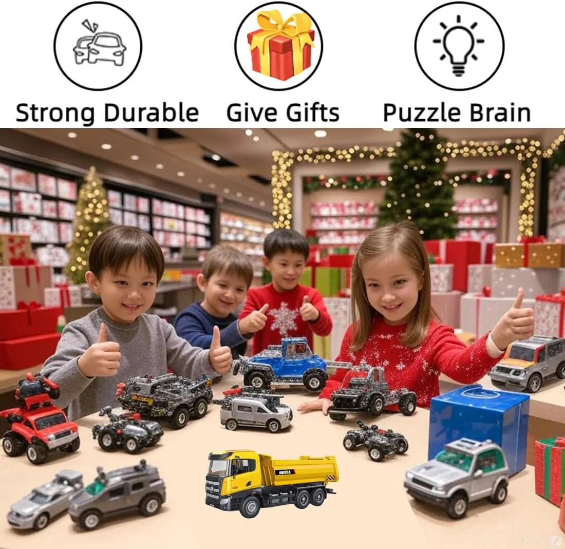All-Metal Mining Truck Die Cast Model 1:50 Scale - Highly Detailed Construction Toy, Perfect for Collectors and Display, Durable Alloy Material, Ideal Gift