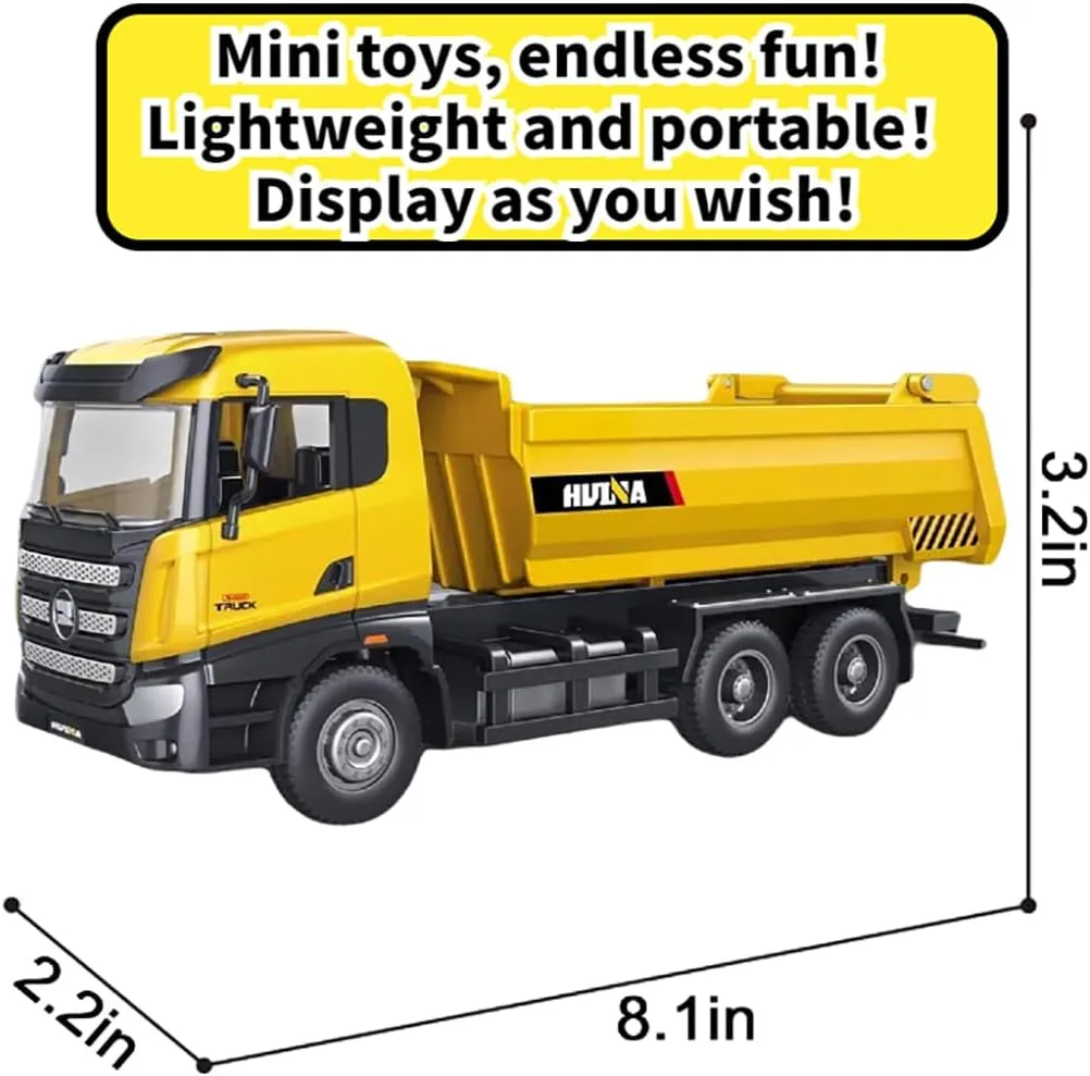 All-Metal Mining Truck Die Cast Model 1:50 Scale - Highly Detailed Construction Toy, Perfect for Collectors and Display, Durable Alloy Material, Ideal Gift