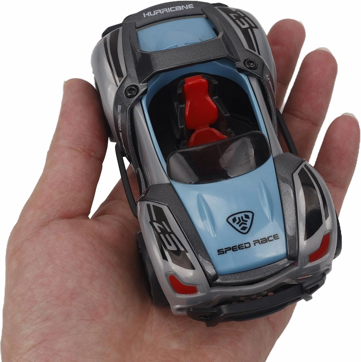 Alloy Pull Back Toy Car DIY Removable Car Pull Back Toy Car Manual Assembly Car Model Educational Toys WJC-07 KLX600-19 (Blue with Gray)