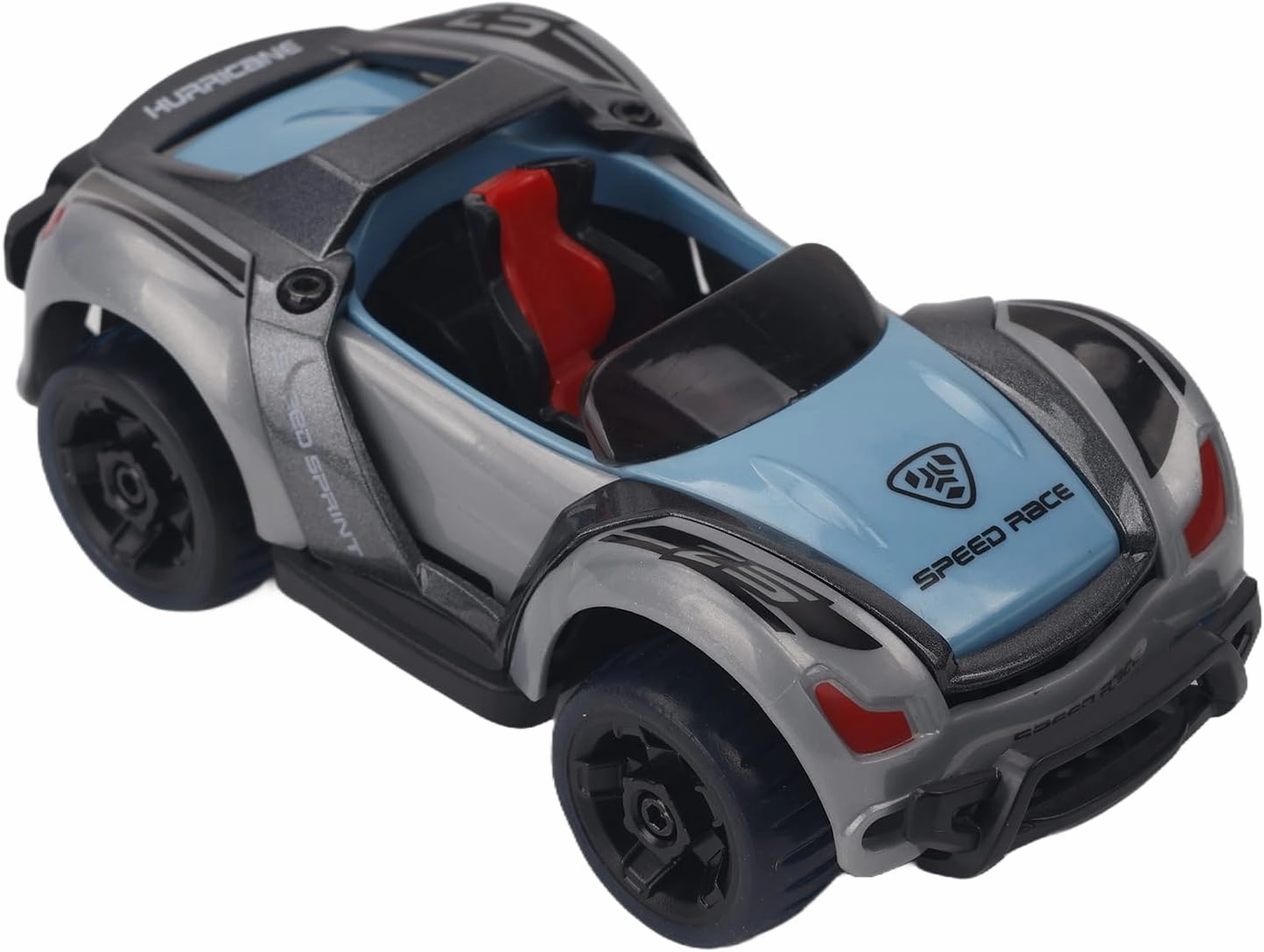 Alloy Pull Back Toy Car DIY Removable Car Pull Back Toy Car Manual Assembly Car Model Educational Toys WJC-07 KLX600-19 (Blue with Gray)