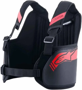 Alpinestars Bionic Air Rib Protector - Small/Large - Black/Red (6537013-13-S/L)