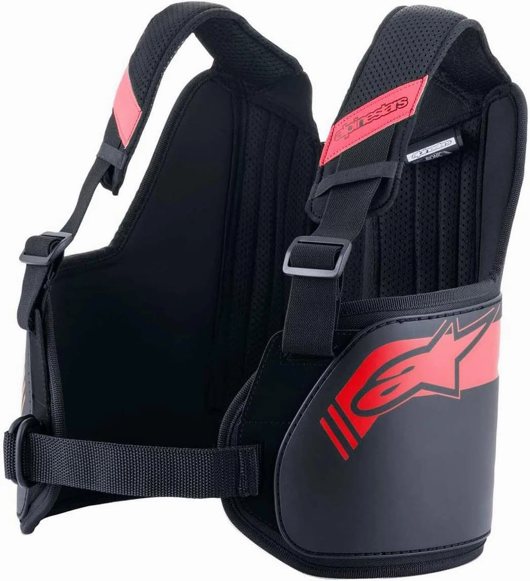 Alpinestars Bionic Air Rib Protector - Small/Large - Black/Red (6537013-13-S/L)