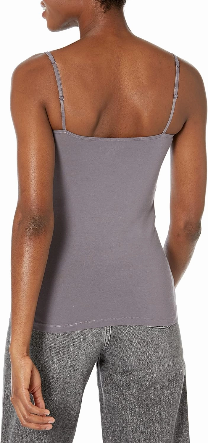 Amazon Essentials Women's Slim-Fit Camisole, Pack of 4