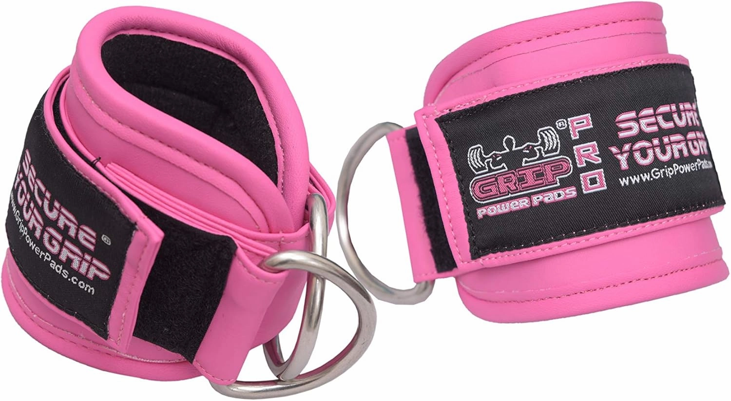Ankle Straps for Cable Machines Double D-Ring Gym Adjustable Neoprene Premium Cuffs to Enhance Legs Abs & Glutes Kickbacks Workouts Leg Curls Extensions Booty Hip Abductors Exercise for Men & Women