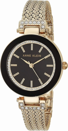 Anne Klein Women's Premium Crystal Accented Bracelet Watch
