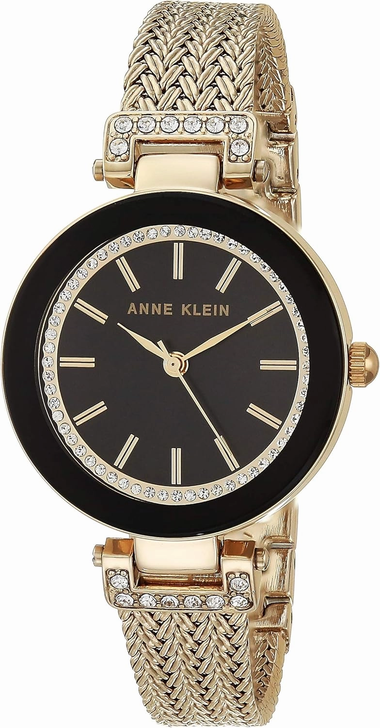 Anne Klein Women's Premium Crystal Accented Bracelet Watch