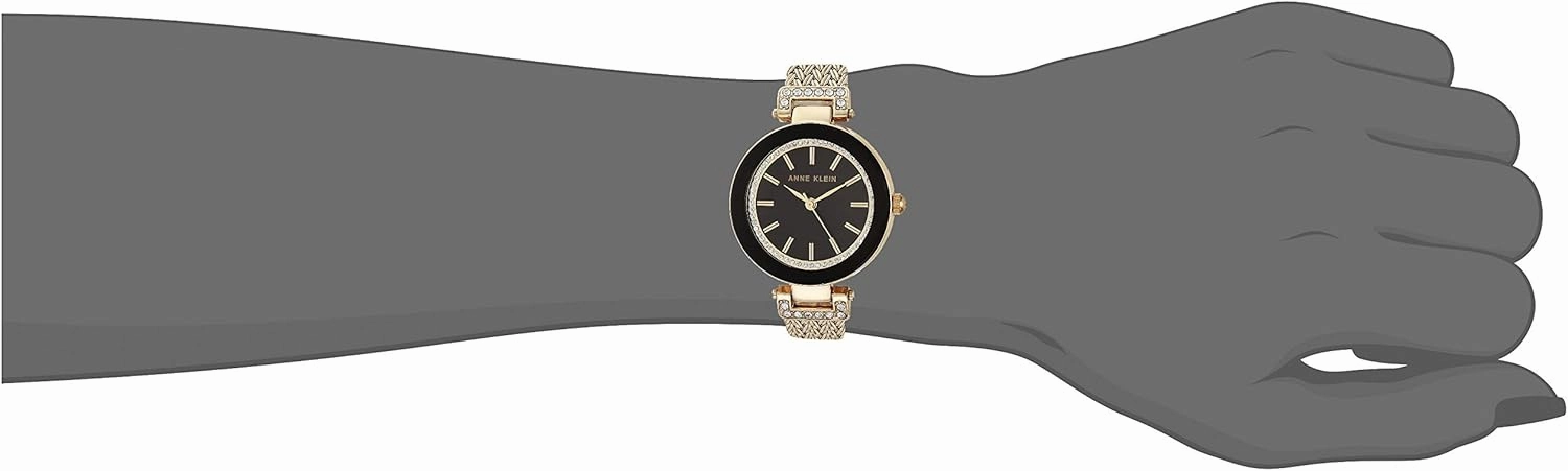 Anne Klein Women's Premium Crystal Accented Bracelet Watch