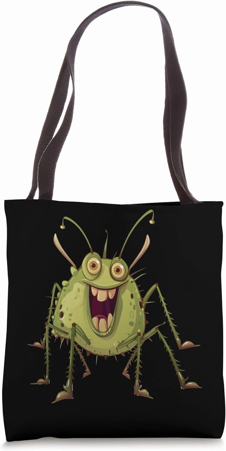 Aphid Cartoon Art | Funny louse Tote Bag