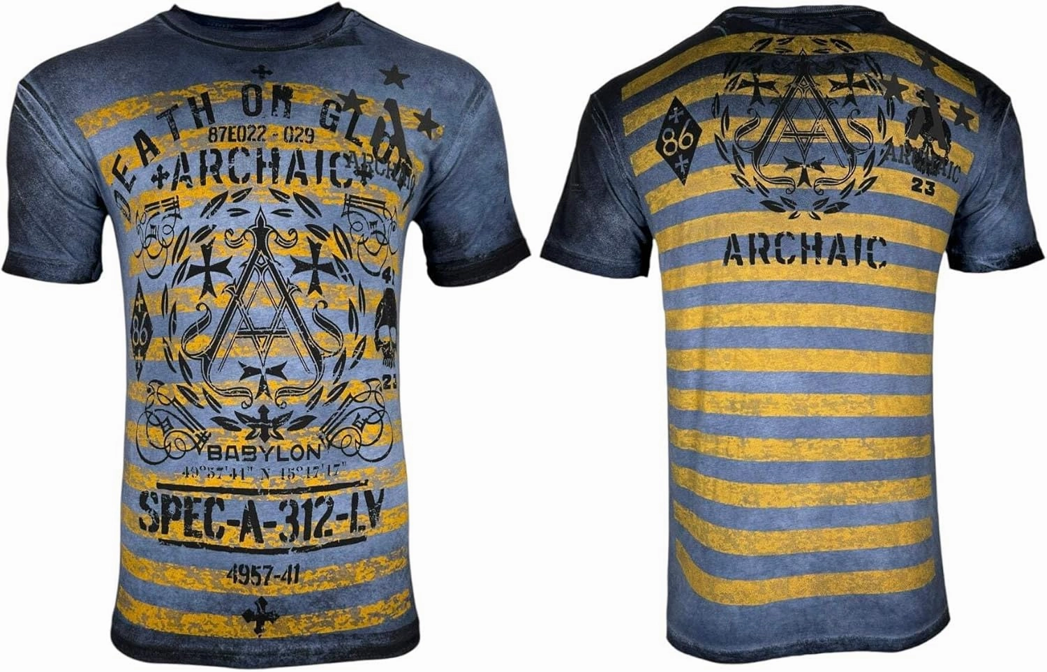 Archaic by Affliction Men's T-Shirt Stakeout Y2K