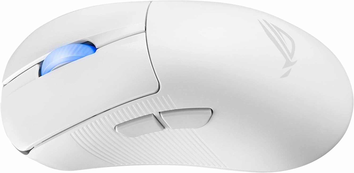 ASUS ROG Keris II Ace Wireless Gaming Mouse, 54g Lightweight, AimPoint Pro 42K Optical Sensor, Optical Micro Switches, SpeedNova Wireless, ROG Polling Rate Booster, Esports & FPS Gaming, White