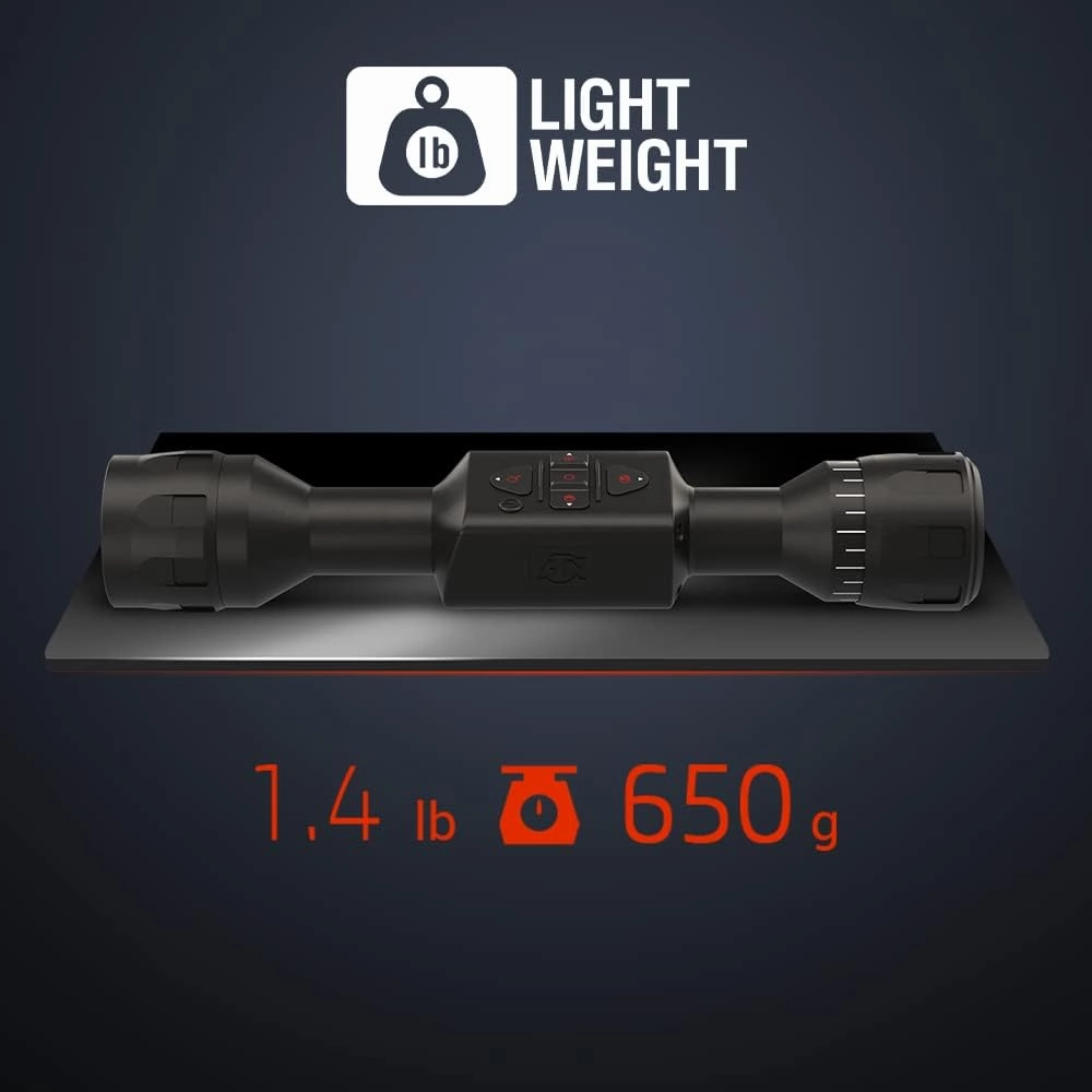 ATN Thor LT Thermal Rifle Scope w/10 hrs Battery & Ultra-Low Power Consumption